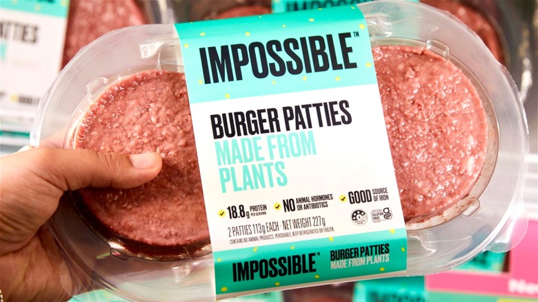 Package of Impossible Burger Patties