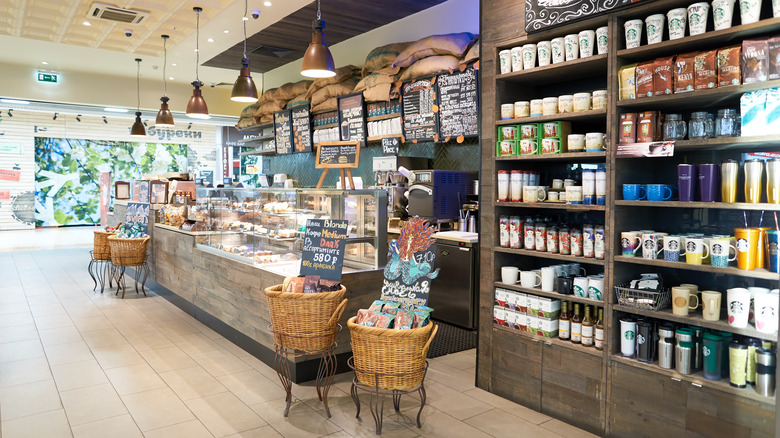 interior of Starbucks Russia store