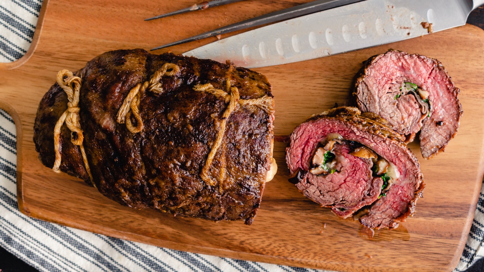 The Huge Mistake You're Making With Stuffed Steak (And How To Avoid It)
