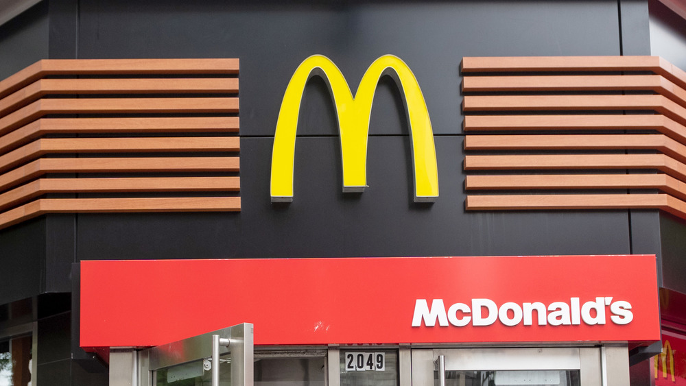 McDonald's storefront sign