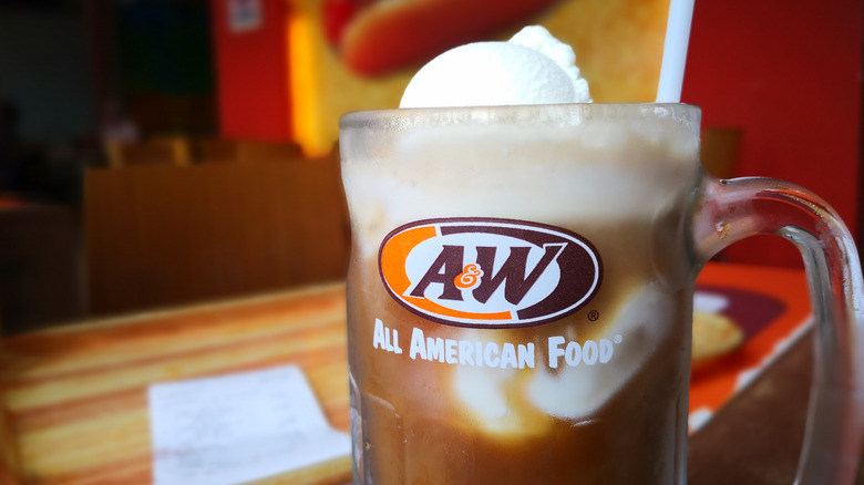 A&W root beer float mug