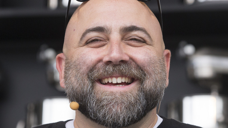 Duff Goldman smiling at event 