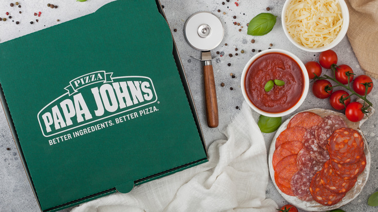 Papa Johns old logo