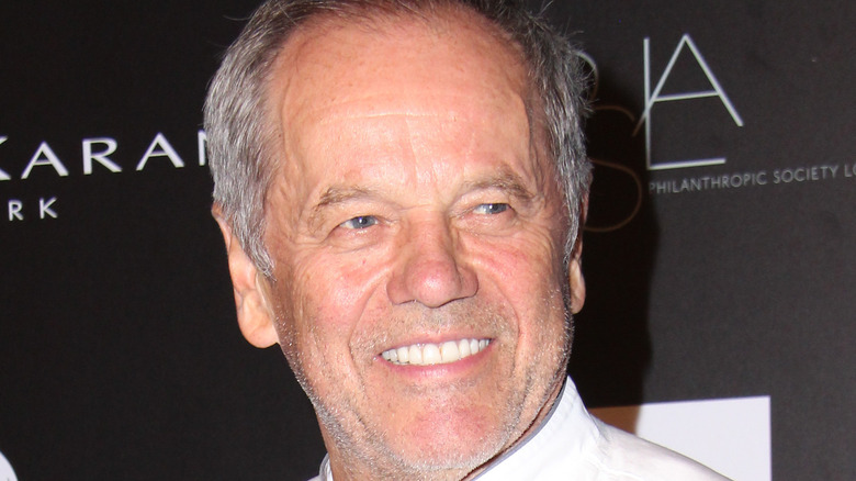 Closeup of Wolfgang Puck smiling