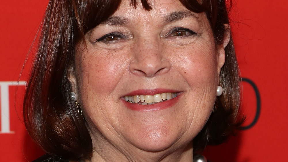 Ina Garten wearing pearls