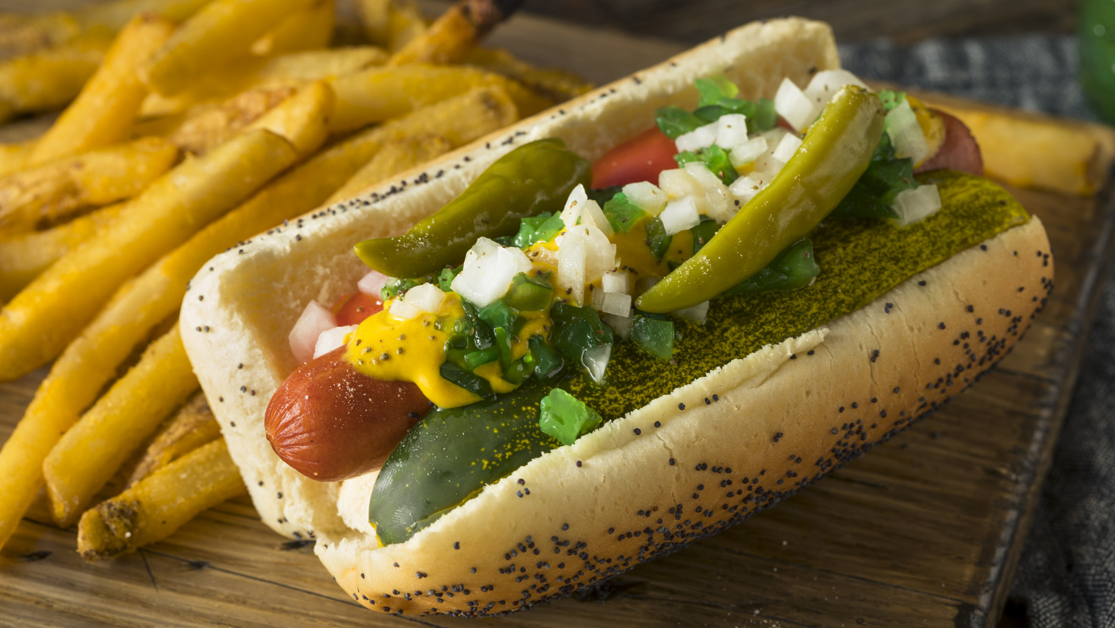 Blue Food Coloring Makes Chicago Hot Dog Relish Neon Green
