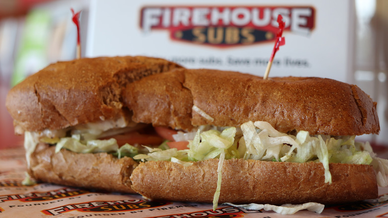 Firehouse Subs sandwich 