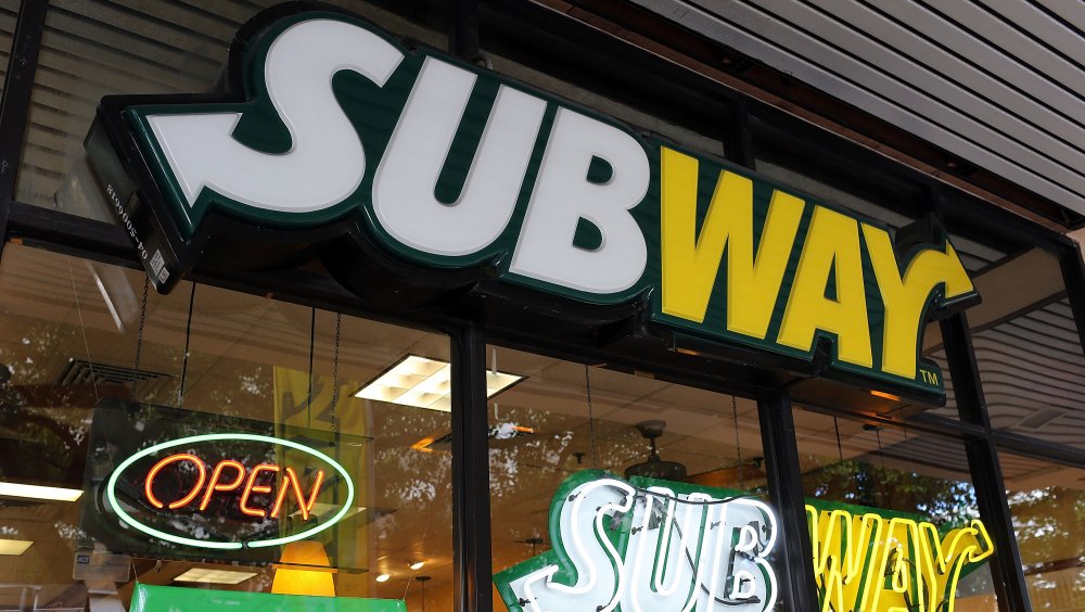 Subway storefront