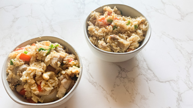 bowls of Thai fried rice