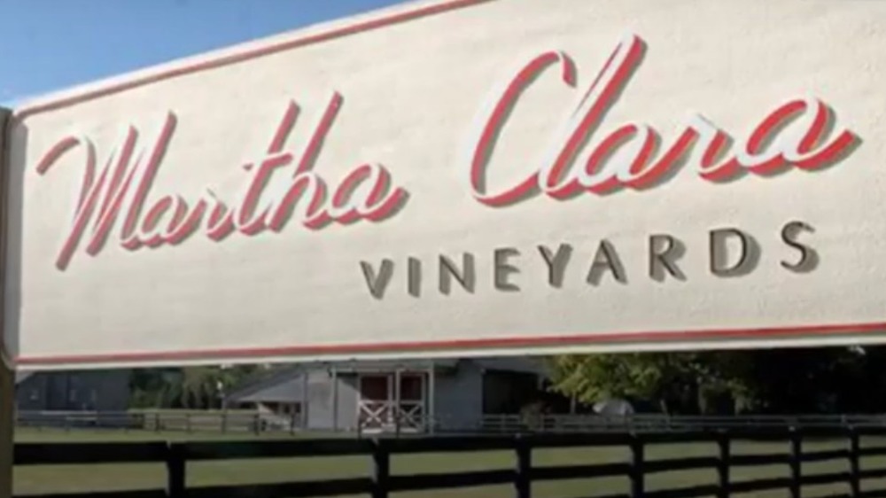 Martha Clara Vineyards signage