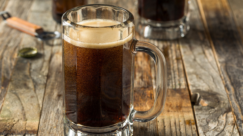 Mug of root beer