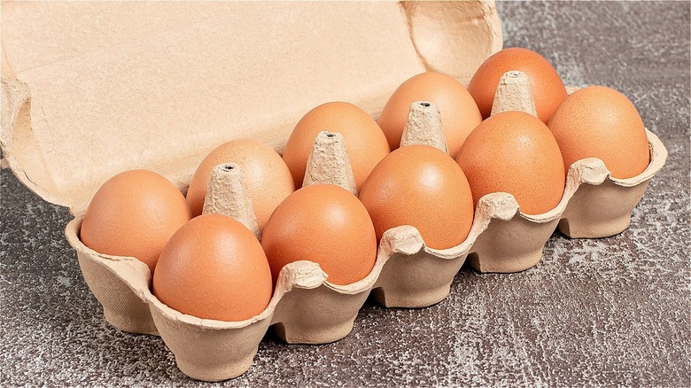 eggs in a carton