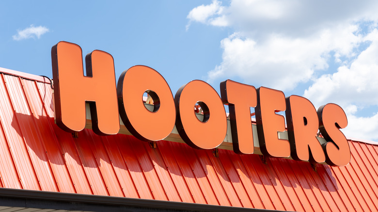 Outside of a Hooters