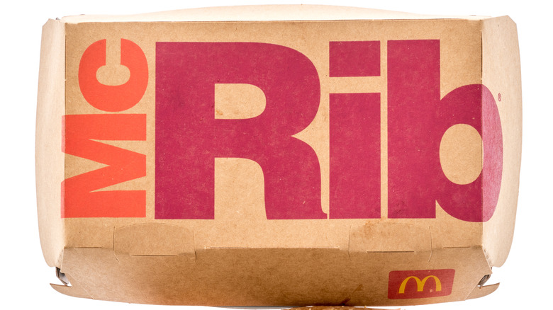 McRib box