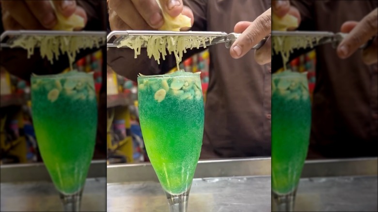 green cheese peanut soda 