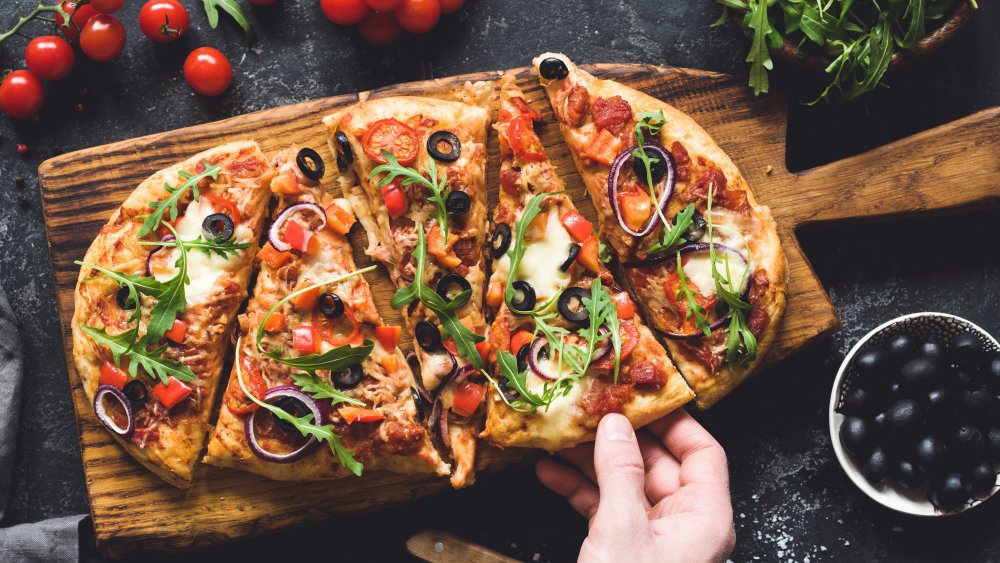 Flatbread pizza