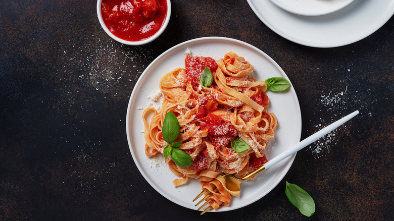 Authentic Italian pasta dish