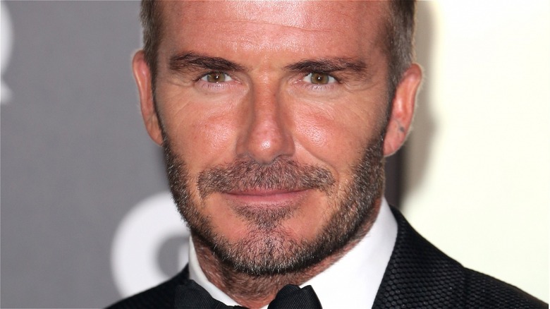 Closeup of David Beckham