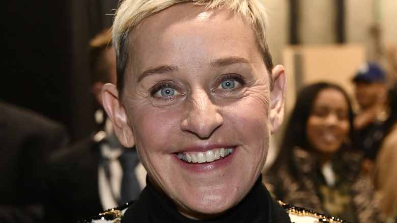 Ellen Degeneres smiling