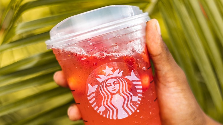 Starbucks strawberry Refresher