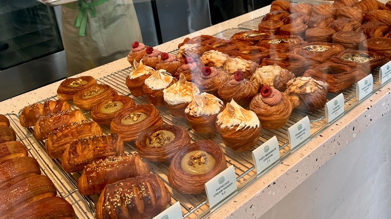 Display case at Fondry