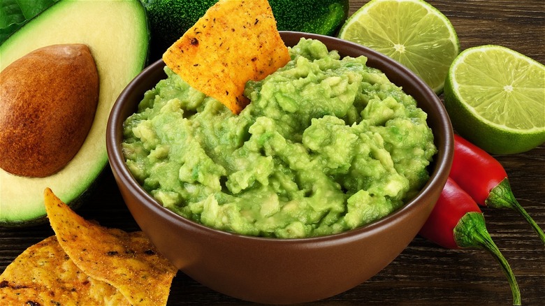 Chips and guacamole