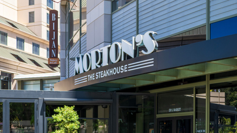 Exterior of Morton's Steakhouse