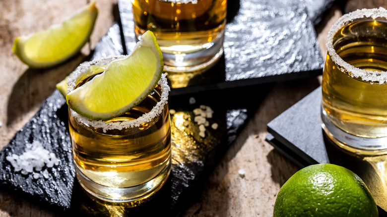 Dressed tequila shots