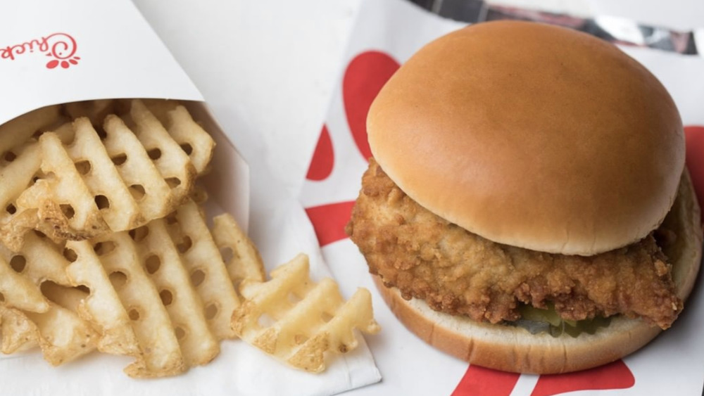 Chick-fil-A sandwich