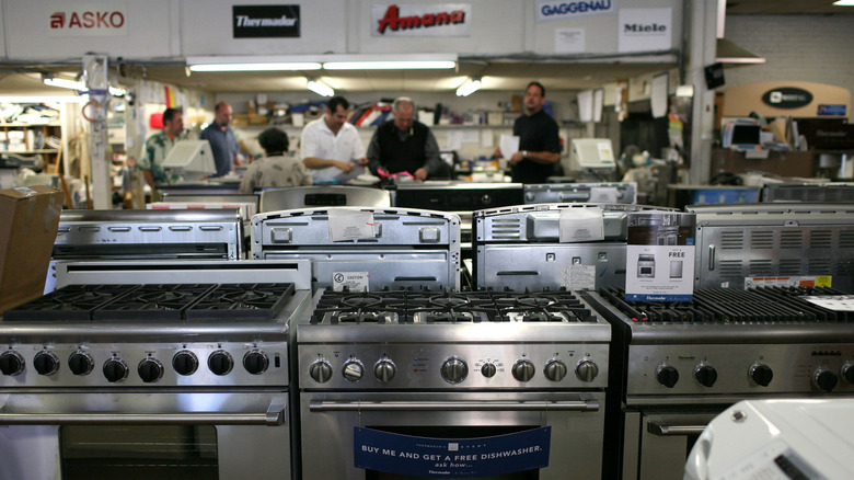 Various appliances in store