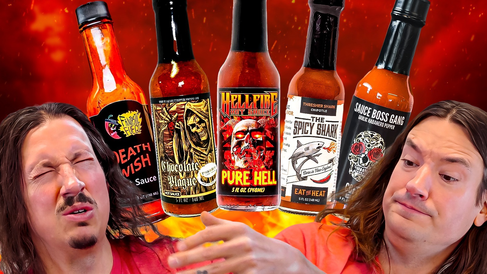 The Mashed Bros Tasted 10 Hot Sauces And This One Was Face-Numbingly Painful