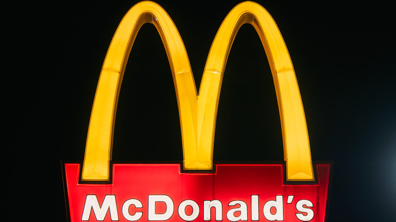 McDonalds Golden Arches sign