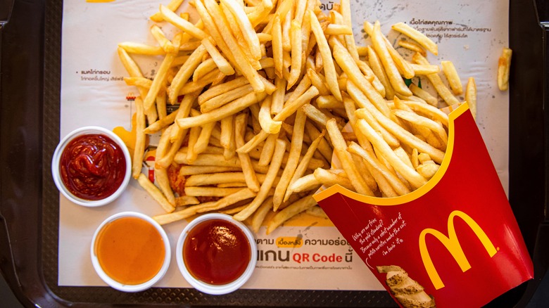 mcdonald's fries and sauces