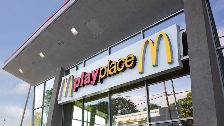 Sign for McDonald's PlayPlace
