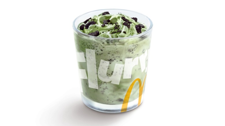 McDonald's Matcha Oreo McFlurry