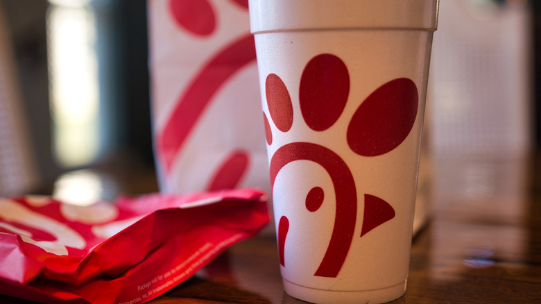 Chick-fil-A cup and bag