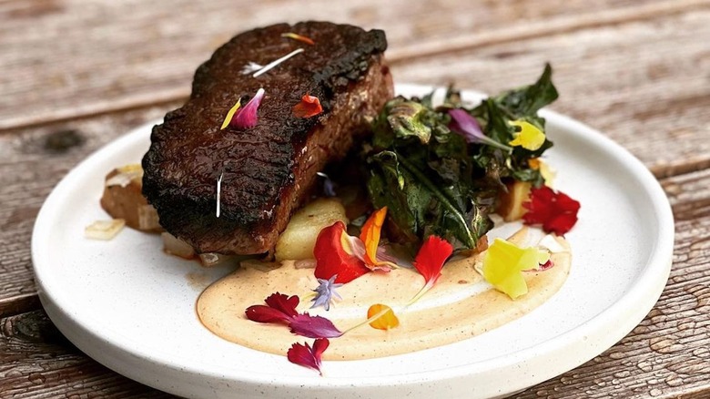 Bison New York Strip at Owamni
