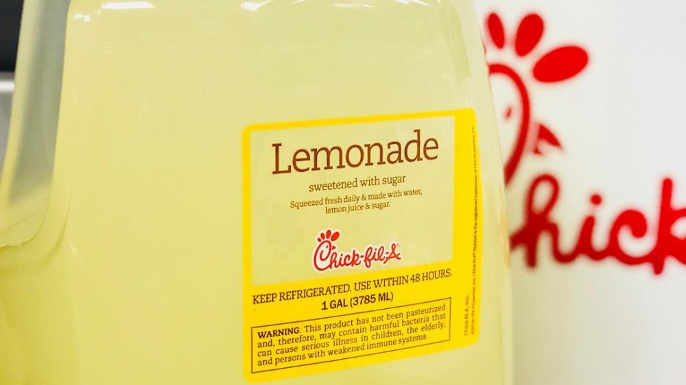 Chick Fil A gallon lemonade