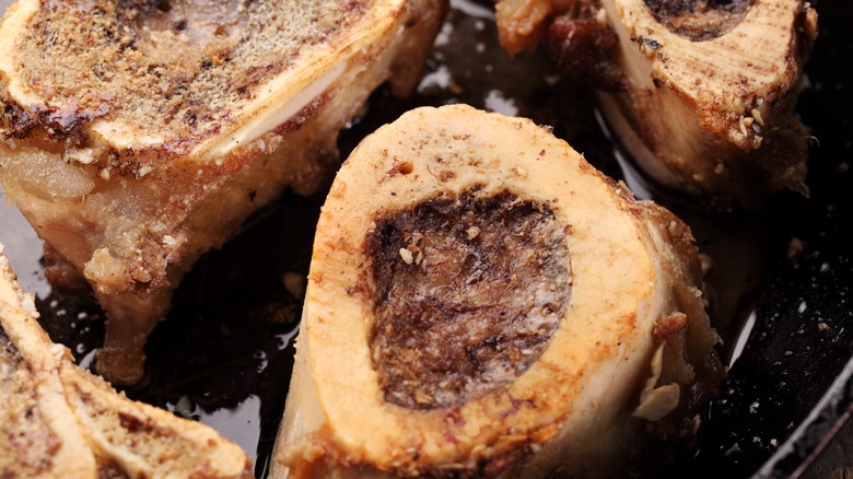 Roasted marrow bones