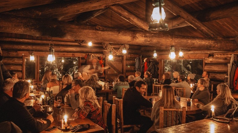 sleigh ride dinner at Lone Mountain Ranch
