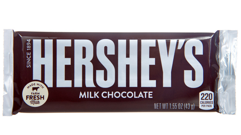 Hershey's milk chocolate bar