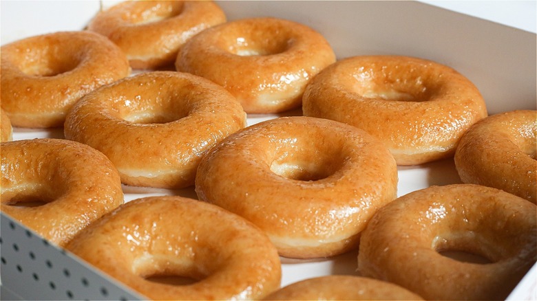 glazed Krispy Kreme donuts