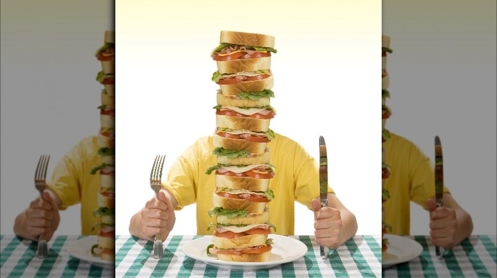 Dagwood sandwich foto illustration