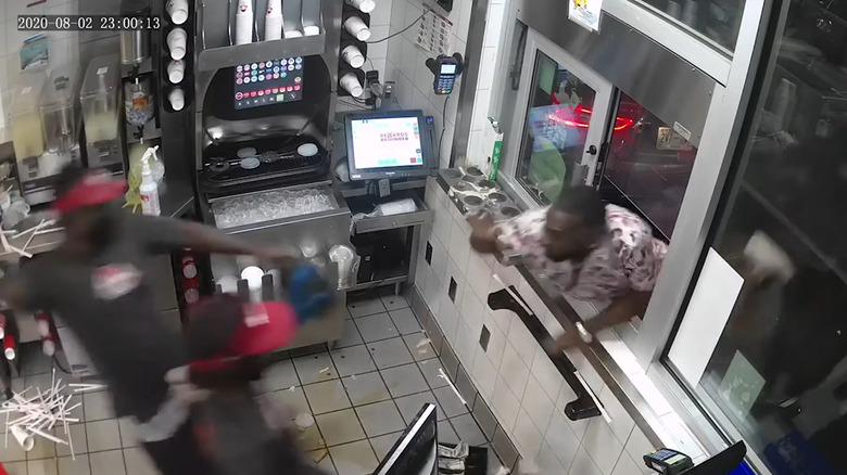 Footage of attack in Wendy's drive-thru