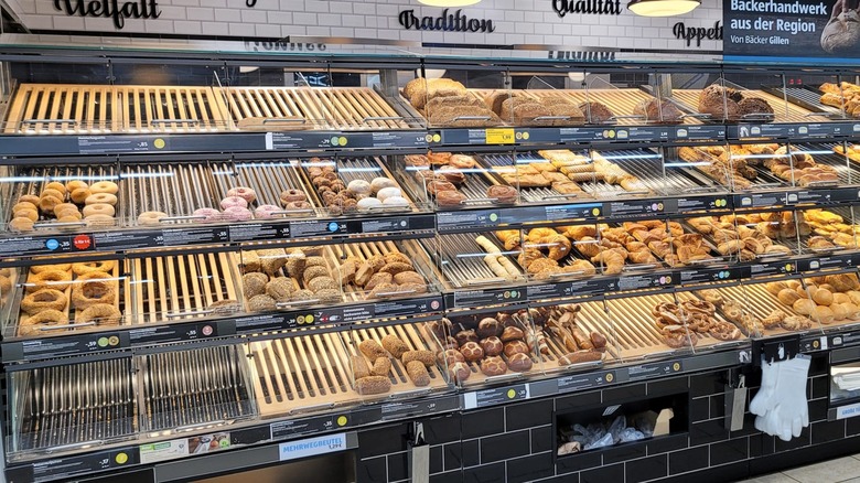 Aldi bakery in Germany