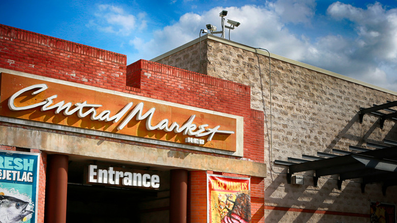 exterior of Central Market grocery store