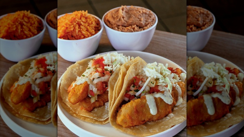 a Mexican meal from Filibertos