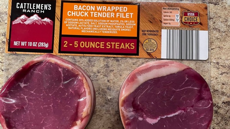 bacon Wrapped Chuck Filet