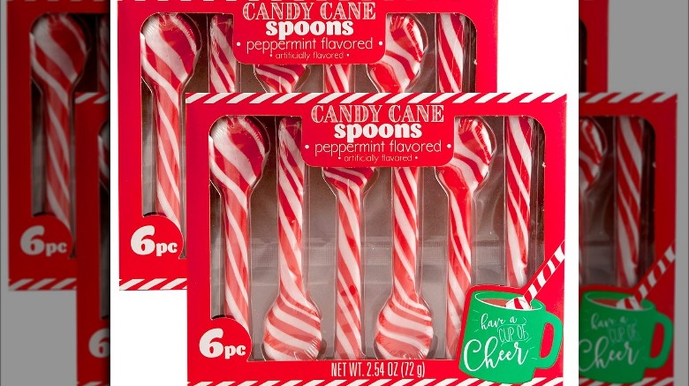 Popular candy cane spoons