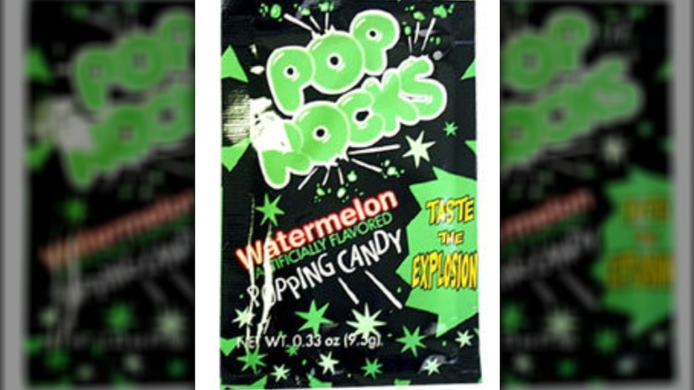 Package of watermelon flavored Pop Rocks 